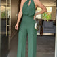 Halter Sleeveless Hollow Out Jumpsuit