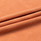 Orange Ribbed Corded Oversized Sweatshirt