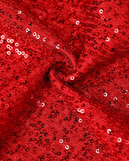 Sparkly Sequin Open Front Puff Sleeve Blazer Coat