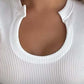 Asymmetrical Neck Short Sleeve T Shirt