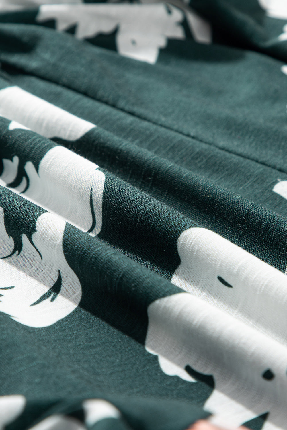 Floral Print Ruffle Sleeve Empire Waist Mini Dress