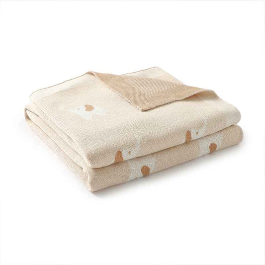 Apricot-Knitted-Baby-Blankets-Crib-Crochet-Blanket-Toddler-Security-Blanket-A068