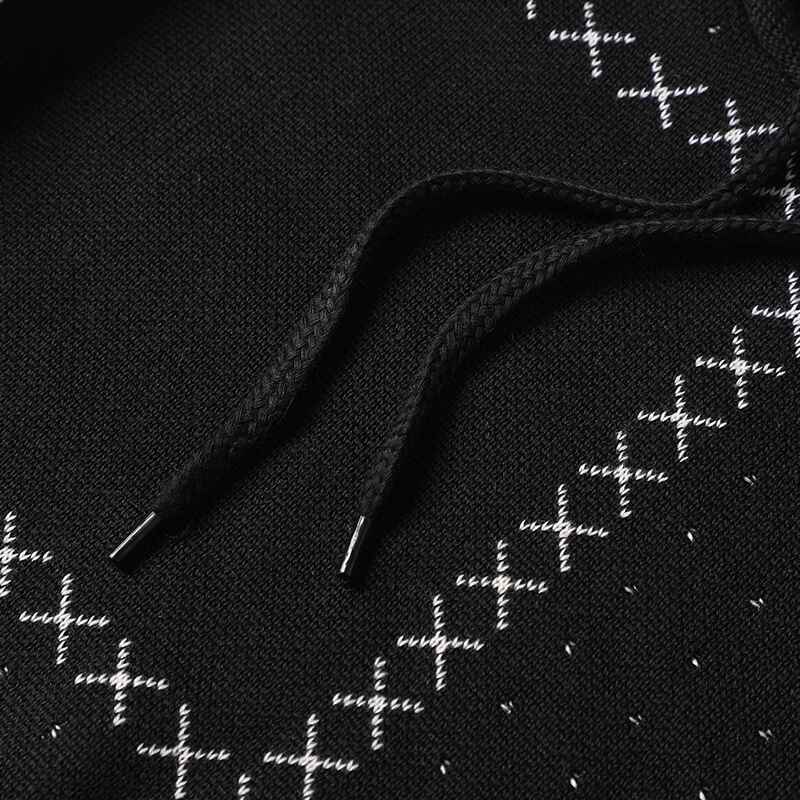 Black-Mens-Long-Sleeved-Pullover-Sweater-Slim-Drawstring-Casual-Hooded-Sweater-For-Autumn-And-Winter-G090-Detail-3