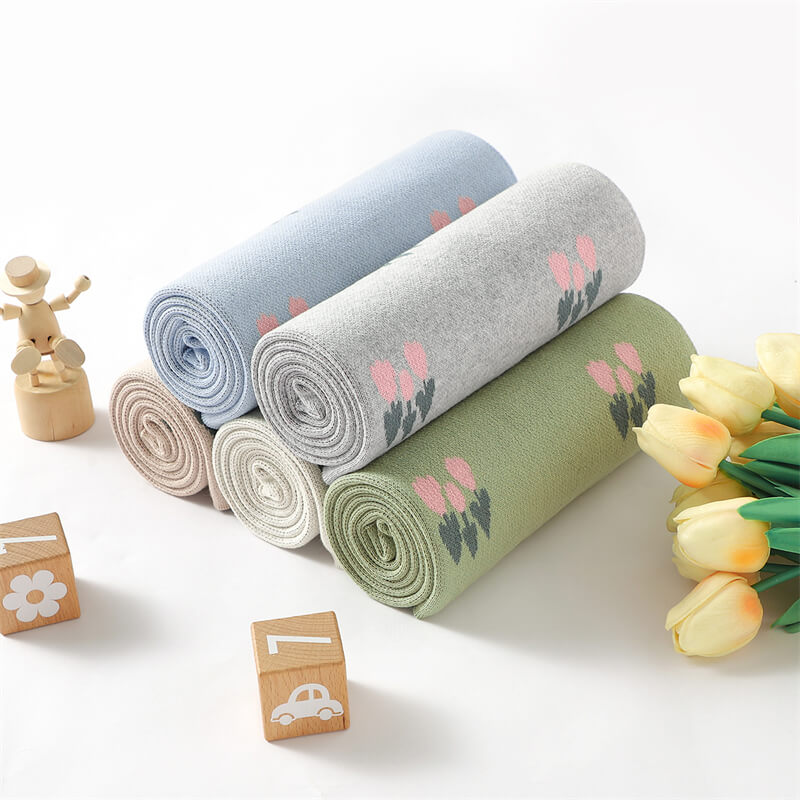 Combination-Swaddling-Baby-Blanket-for-Girls-and-Boys-100_-Cotton-Knit-Buttery-Soft-Cozy-Receiving-Swaddle-Crib-Stroller-Blanket-A059-Scenes-2