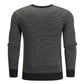 Dark-Grey-Mens-Knitwear-Autumn-And-Winter-New-Fashion-Casual-Round-Neck-Sports-Sweater-G102-Back