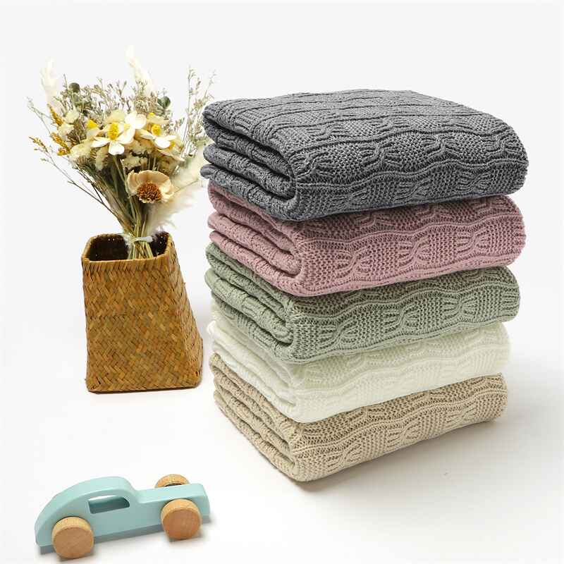 Five-Colors-Baby-Blankets-Neutral-Cotton-Knit-Blanket-Safe-Crochet-Newborn-Swaddle-for-Crib-Stroller-Boy-Girls-A073