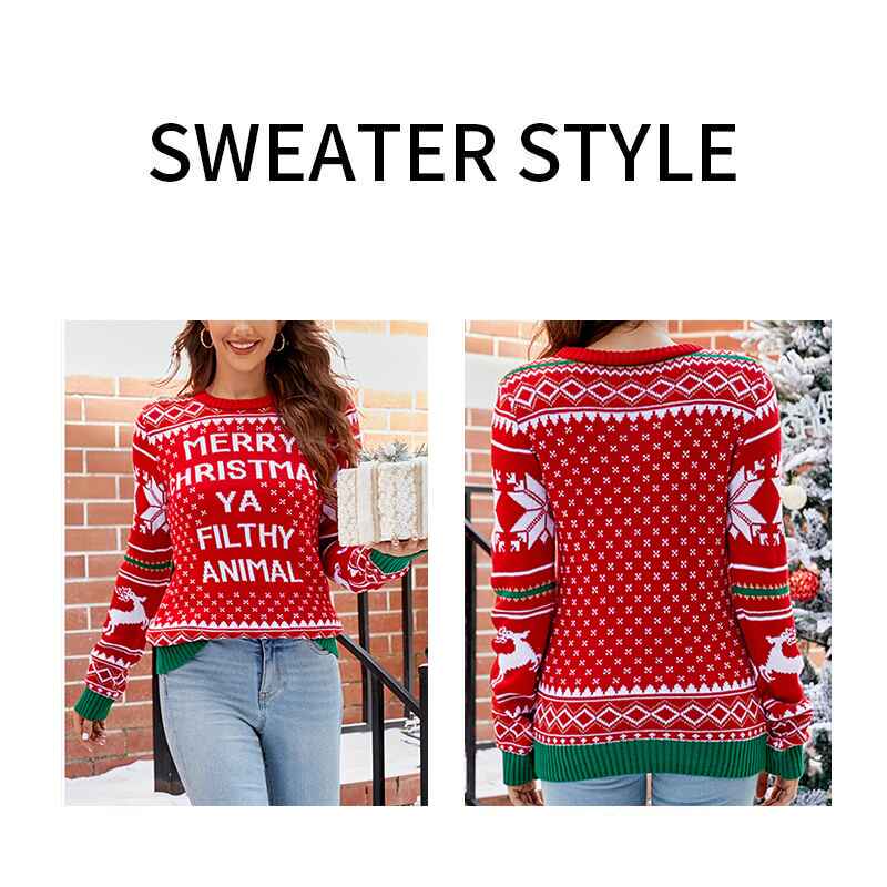 Letter-Womens-Christmas-Sweater-Funny-Christmas-Tree-Ugly-Pullover-Snowflake-Long-Sleeve-Sweater-Shirt-K613-Detail