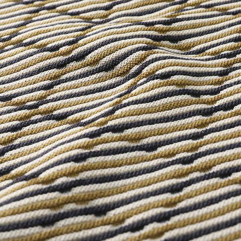 Mens-Striped-Stylish-Hooded-Sweater-Knitwear-Casual-Lazy-Style-G098-Detail-3