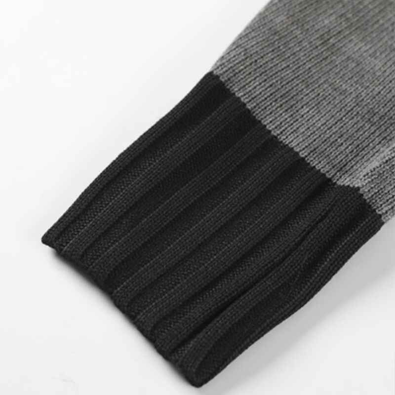       Mens-Turtleneck-Rib-Slim-Pullover-Classic-Autumn-Winter-Casual-Knitwear-G100-Detail-2