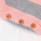 Pink-Newborn-Baby-Girl-Knit-Rainbow-Romper-Bodysuit-Sleeveless-Square-Neck-Jumpsuit-A029-Hem
