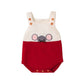 Red-Newborn-Baby-Boy-Girl-Colorblock-Knit-Sleeveless-Cute-Mouse-Pattern-Bodysuit-Jumpsuit-Set-Sleeveless-A016-Front