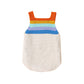 White-Baby-Romper-Toddler-Knit-Jumpsuit-Rainbow-Sleeveless-Sunsuit-A007-Back