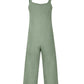 Knotted  Pocket Design Suspender Jumpsuit