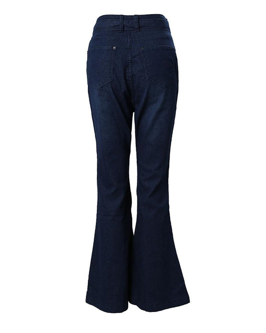 High Waist Flared Leg Jeans