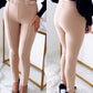 Buckled Piping High Waist Skinny Pants