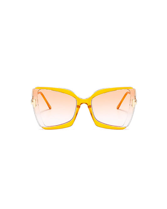 1Pair Oversized Frame Square T Sunglasses