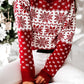 Christmas Snowflake Print Long Sleeve Ugly Sweater