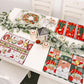 1pc Christmas Placemat Table Mat Seasonal Winter Holiday Christmas Party Kitchen Dining Decorations