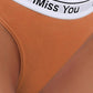 I Miss You Tape Patch Thong Panty