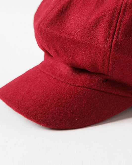 Fashinable Vintage Quilted Peaked Cap