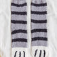 1Pair Christmas Animal Stripe Fuzzy Socks