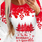 Christmas Tis The Season To Sparkle Graphic Print Bodycon Dress