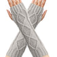 1Pair Knit Fingerless Gloves