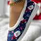 Christmas Santa Claus Thermal Lined Slip On