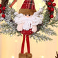 1pc Artificial Christmas Wreath For Front Door Wall Window Farmhouse Home Decoration Ornament