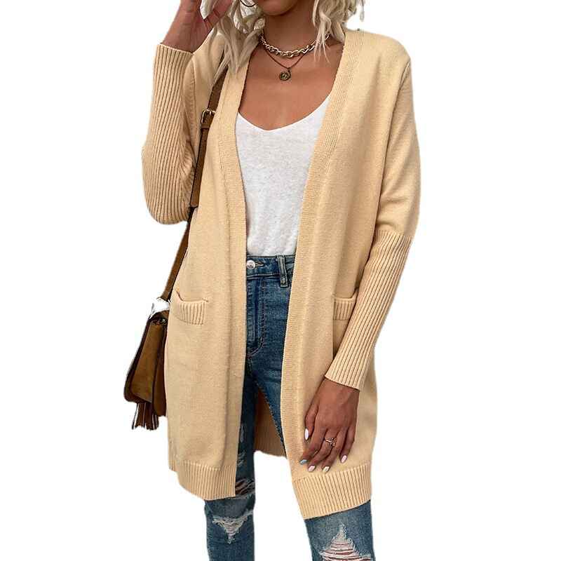 Apricot-Womens-Lightweight-Open-Front-Cardigan-Long-Knited-Cardigan-Sweater-with-Pockets-Soft-Knit-Outwear-K445
