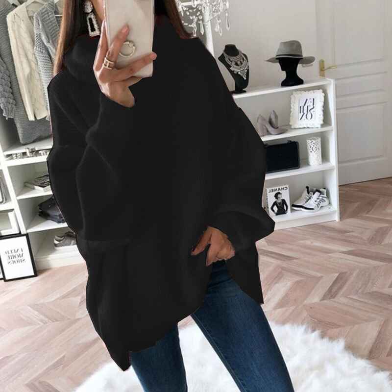 Black-Womens-Turtleneck-Sweaters-Casual-Long-Sleeve-Solid-Color-Button-Sweater-Knit-Loose-Pullover-Sweater-Tops-K031