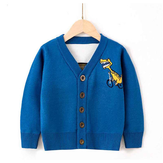 Blue-Cute-Knitted-Sweater-for-Boys-Cartoon-Dinosaur-Crocodile-Long-Sleeve-Knit-Cardigan-V009