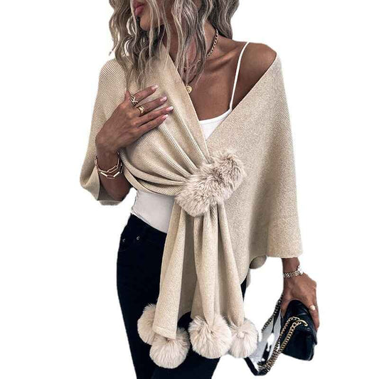 Flannel-Faux-Poncho-for-Women-Lightweight-Knitted-Blanket-Warm-TV-Shawl-Winter-Coat-Sweater-Cape-K423