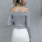 Gray-Womens-Casual-Off-Shoulder-Sweaters-Ribbed-Knit-Long-Sleeve-Loose-Fit-Oversized-Pullover-Sweater-K374-Back
