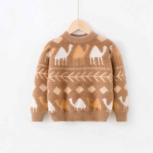 Khaki-Toddle-Baby-Girl-Boy-Christmas-Outfit-Baby-Girl-Boy-Christmas-Sweater-Sweatshirt-Warm-Crewneck-Winter-Clothes-V022
