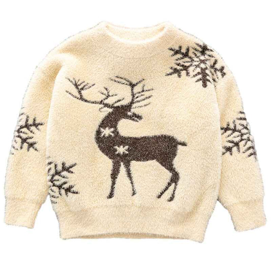 Little-Boys-Girls-Santa-Christmas-Sweater-Knitted-Pullover-Kids-Ugly-Xmas-Sweater-V021
