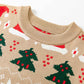 Little-Boys-Girls-Ugly-Christmas-Sweater-Crewneck-Knit-Cute-Pullover-V035-Neck