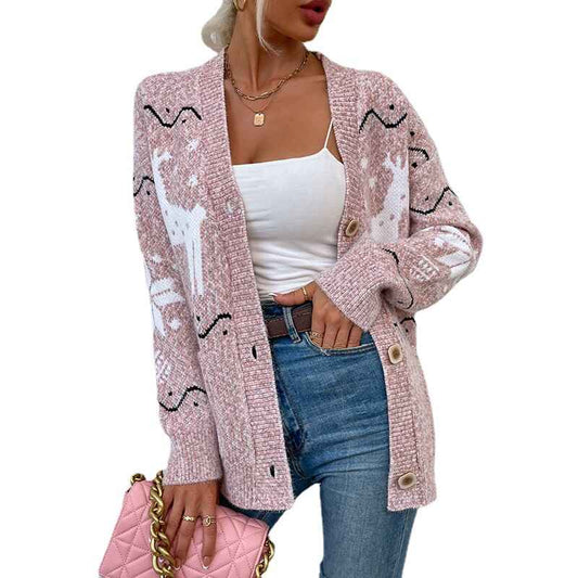Pink-Womens-Casual-Open-Front-Long-Sleeve-Fuzzy-Knit-Cardigans-Chunky-Long-Cardigan-Sweaters-with-Pockets-K260
