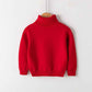     Red-kids-Girl-Sweater-Turtleneck-Cable-Knit-Pullover-Solid-Sweater-Long-Sleeve-Warm-Top-Fall-Winter-Clothes-V026