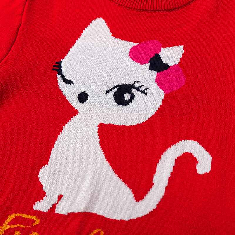 Toddler-Boy-Girl-Christmas-Sweater-Knite-Pullover-Cartoon-kitten-Sweatshirts-Tops-V028-Pattern