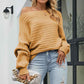 Turmeric-Womens-Off-Shoulder-Sweater-Batwing-Sleeve-Loose-Oversized-Pullover-Knit-Jumper-K461