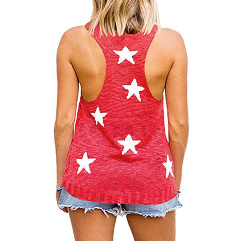 Women_s-VNeck-Vest-Sweater-Knitted-Pullover-Top-Lightweight-Crochet-Shirt-star-pattern-pink-back
