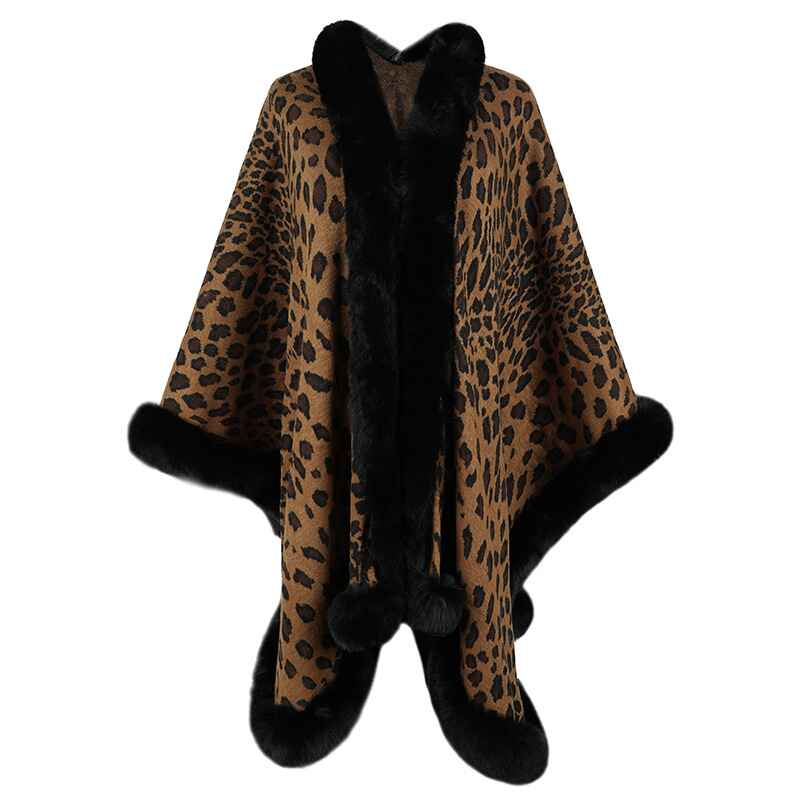 Yellow-Women-Leopard-Print-Cashmere-Feel-Winter-Scarf-Fashion-Soft-Warm-Pashmina-Blanket-Shawl-Wrap-K469