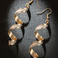 1Pair Twisted Dangle Hook Earrings