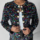 Colorful Allover Sequin Buttoned Coat