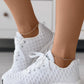 Bubble Textured Lace up Sneakers