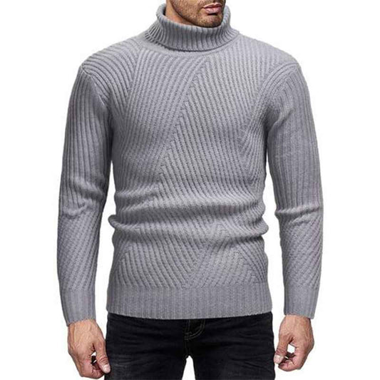 gray-Men_s-Merino-Wool-Blend-Relax-Fit-Turtle-Neck-Sweater-Pullover-G013
