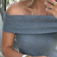 Off Shoulder Skinny Top