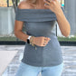 Off Shoulder Skinny Top