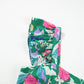 Green Floral Print Sleeveless Ruffle Tiered Maxi Dress